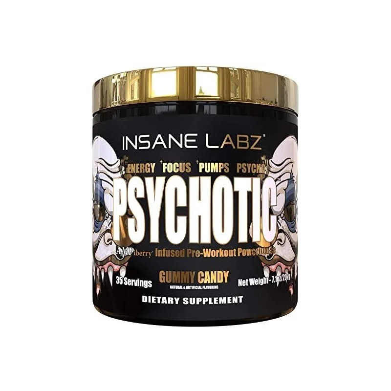 Suplemento Insane Labz Cafeína sabor bomba de cereza de 203g
