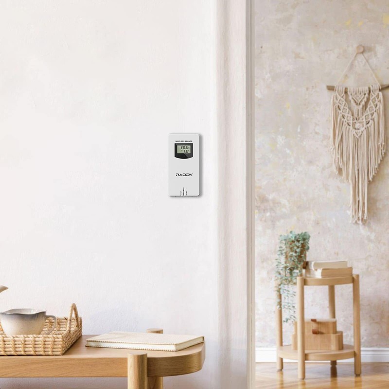 Raddy R3 Indoor Outdoor Wireless Remote Sensor, for WF-55C PRO