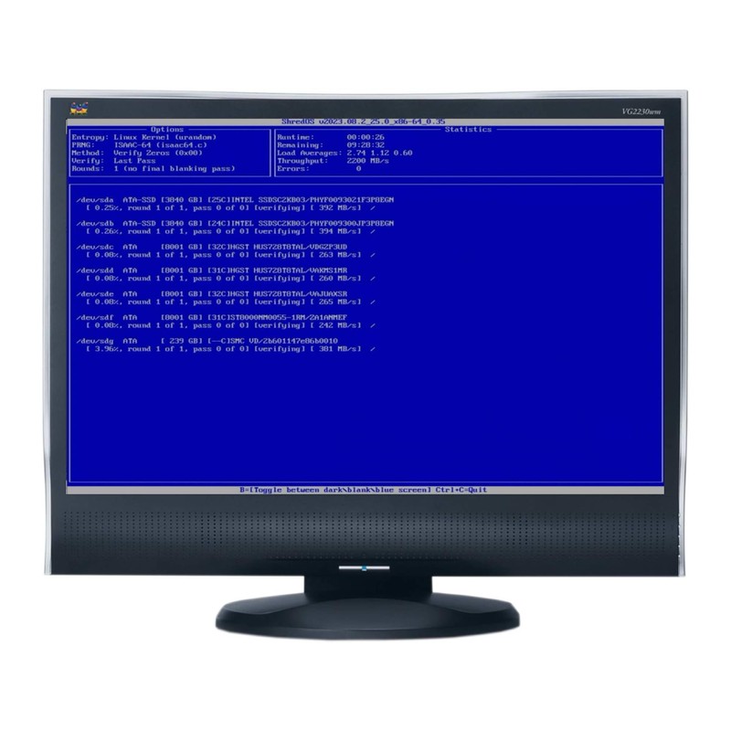 Hard Drive Eraser Bootable USB Flash Drive – Secure Disk