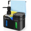 Richenda 4-in-1 Soap Dispenser with Dishcloth Hanger & Sponge Holder