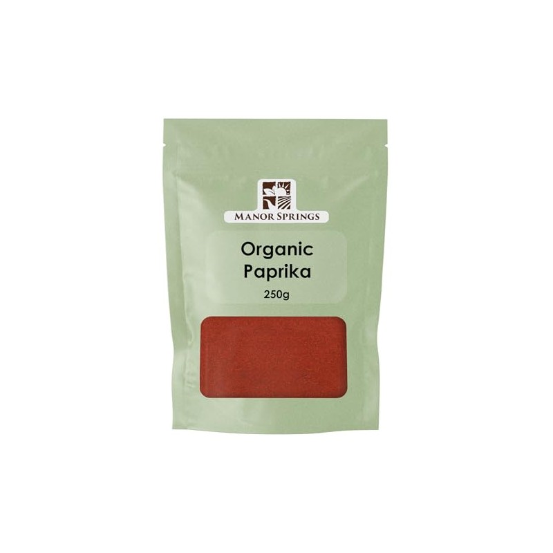 Organic Paprika Powder 250g by Manor Springs Organic