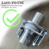 2PCS Car Exhaust Manifold Bolts Kit,M8*1.25 mm Exhaust Bolts with