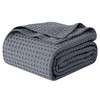 Elegant Comfort Premium 100% Cotton Waffle Blanket - Lightweight Breathable