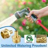Boltigen 2PCS Heavy Duty Brass Garden Hose Adapter 1/2" PEX