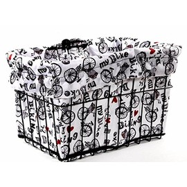 Cruiser Candy I Love My Bike Bicycle Basket Liner