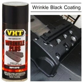 VHT 2x Wrinkle Satin Black Coating High Temp Engine Enamel Rotor Caliper Brake Paint