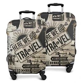 Xidingyue Travel Luggage cover washable Suitcase Protector Spandex Luggage Cover Fit 18-20 Inch Luggage - Here we go Travel