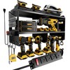 Spampur Power Tool Organizer Wall Mount with Charging Station, 3
