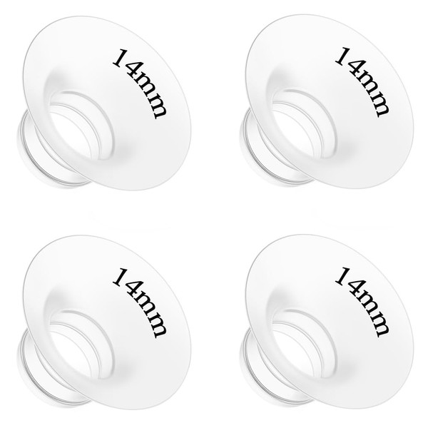4Pcs Flange Insert 14mm Compatible with Momcozy M5/M9/M6/V2 Pro/V2 pro/S12