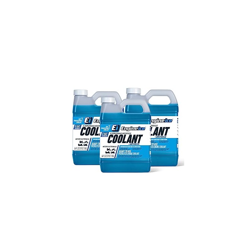 Engine Ice Off-Road High-Performance Motorcycle Coolant and Antifreeze, 3 Pack,