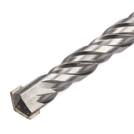 Set of 10, Concrete Drill Blades, 0.2 - 0.5 inches (5 - 12 mm), Total Length 4.3 inches (110 mm), 6.3 inches (160 mm), Vibrating Drill Bit, Hammer Drill Bit, For Drilling on Concrete, Blocks, Bricks, Mortar, One-Touch SDS