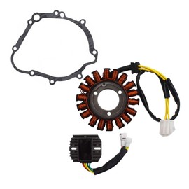 waltyotur Voltage Regulator Rectifier Generator Stator Coil Kit Replacement for Suzuki GSXR600 GSXR750 2006-16