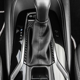 AIRSPEED Toyota Corolla 12th Generation 2019-2024 Carbon Fiber Accessories Interior Parts Car Center Console Gear Shift Knob Panel Cover Sticker Stylish Custom Dress Up Double Sided Tape Included