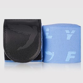 Fly Sports Premium Boxing and Martial Arts Equipment | Boxing Hand Wraps | Monogram Handwraps (Sky Blue, 250cm)