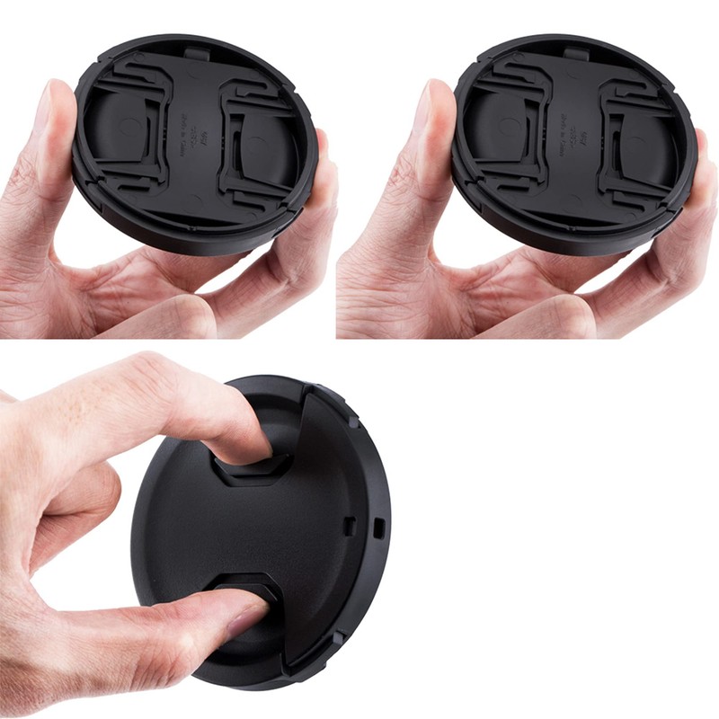 PROfezzion 62mm Front Lens Cap Cover 2 Pack with Deluxe