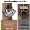DEALSGOGO Removable Squirrel Feeders for Outside - Metal Squirrel Feeder