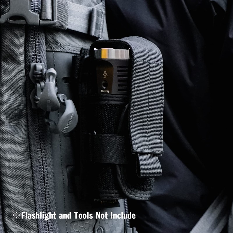 VIPERADE Multifunctional Torch Bag, Adjustable Storage Bag, Molle Nylon Bag,
