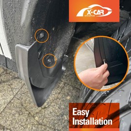 X-CAR Mud Flaps Splash Guards for Toyota Rav4 RAV 4 2013-2018 Mudguard Fender Front and Rear Set of 4