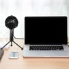 Snowball Microphone USB Inbuilt Audio Card Adjustable Angle Detachable Holder