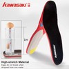 Kawasaki Sports Insoles，Breathable and Sweat-absorbing with Poron Shock-absorbing Cushioning for