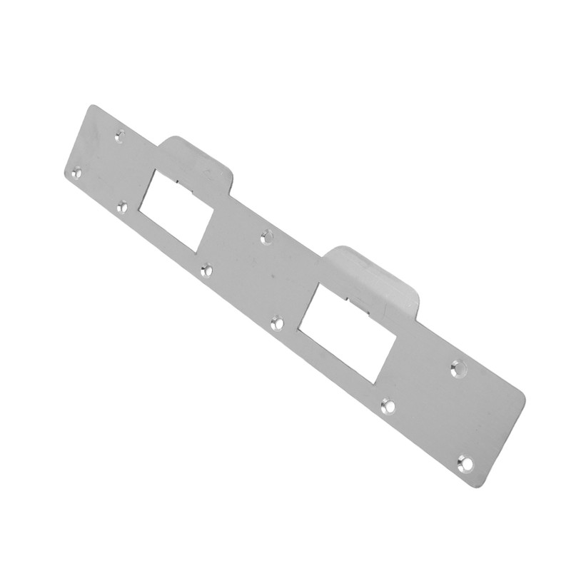 Door Strike Plate Double Holes Steel Reinforced Strong Easy Install