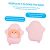 Gatuida 2Pcs Cartoon Bathing Wipes Soft Exfoliating Towels for Gentle