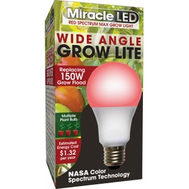 MiracleLED 604596 Multi-Plant Grow Light, 1 Pack, Red 150W