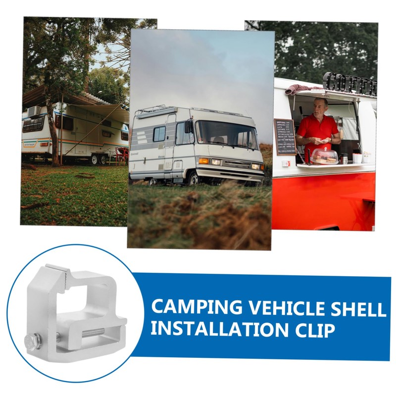 ABOOFAN 2pcs Heavy Duty Mounting Clamps for Truck Caps Camper