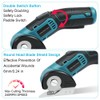Flintronic Cordless Electric Scissors, Electric Box Cardboard Cutter With 2