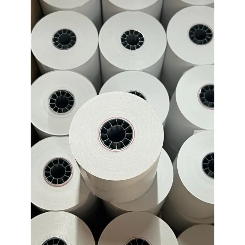 RDC 50 Rollos De Papel Térmico 80x70mm Negro Impresora 80mm