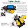 Heemol DIY Electronic Car Obstacle Avoidance Soldering Kit Ultrasonic Area