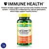 Cod Liver Oil Plus Vitamins A & D3 Immune Health