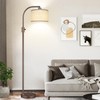 Nintiue Upgraded Modern Arc Dimmable Tall Standing Floor Lamp with