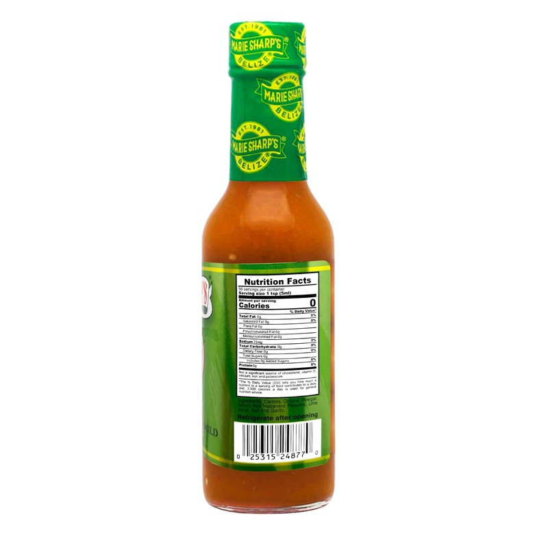 Marie Sharp’s Mild Habanero Pepper Sauce, 10 oz – Belizean
