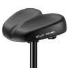 Bike Saddle, Ergonomic Bicycle Replacement Saddle Soft Widen Thicken Road