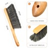 Patelai 2 Pieces Wooden Bench Brushes Fireplace Brush Natural Fiber