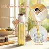 Automatic Opening & Closing Oil Bottle, Glass Oil Dispenser with