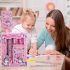 JIANTA Unicorn Stationery Set, 6-Piece Unicorn Pen Set for Girls,