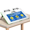 Visual Edge Slant Board for Writing - Adjustable Magnetic Whiteboard