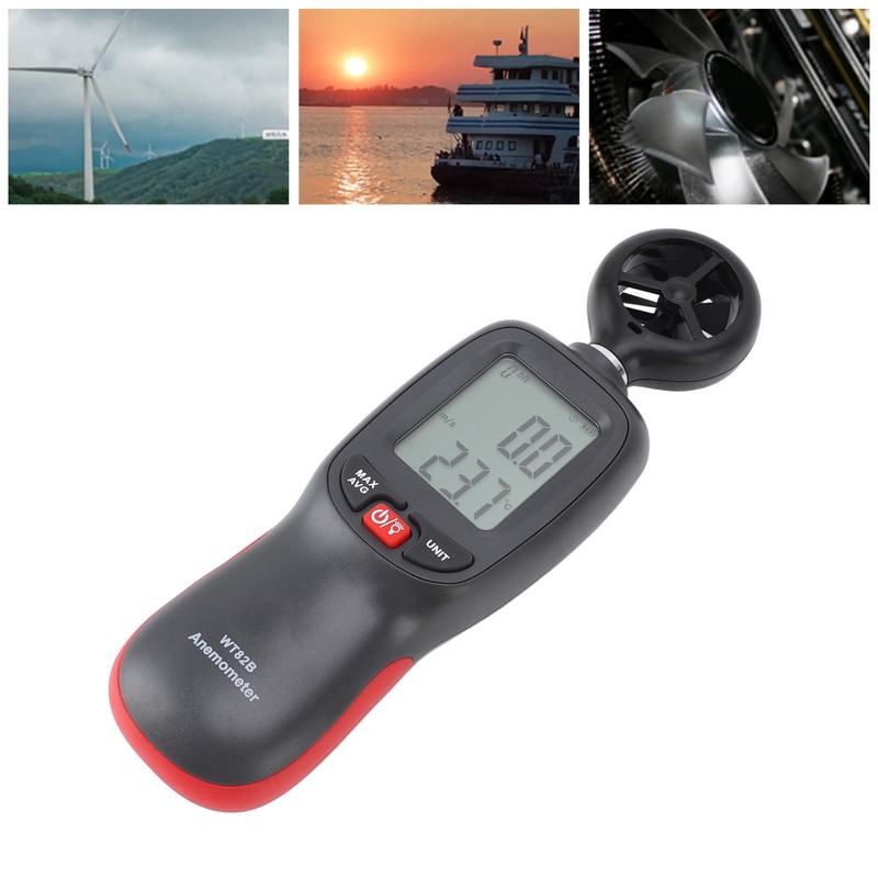 Digital Anemometer Bluetooth Handheld Wind Speed Temperature Wind Chill Measurement