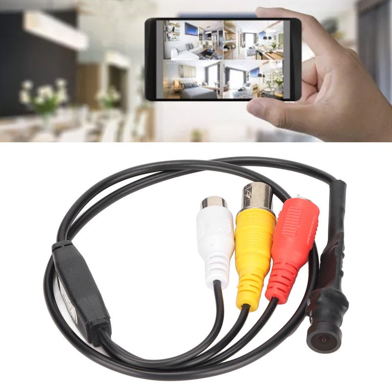 Mini Security Camera 1000TVL HD 120° Wide Angle Miniature Wired