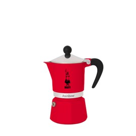 Bialetti Moka Express Rainbow (Red, 6 Cups)