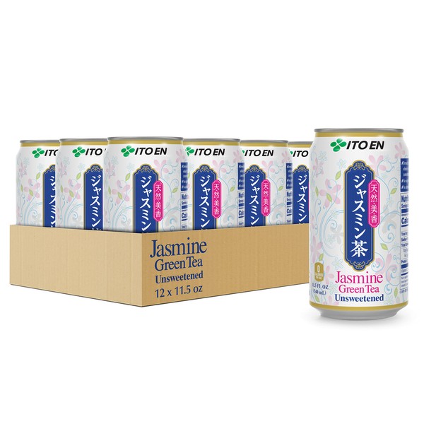 Ito En Jasmine Green Tea Unsweetened 11.5 Ounce (Pack of