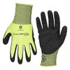 Flexzilla Pro GC160PXL Cut Resistant Sandy Nitrile Dip Gloves, ANSI