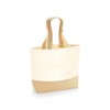 Westford Mill W450 Jute Base Canvas Shopper, natural