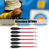 6Pcs Crossbow Arrows Double Screw Fixing Aluminum Alloy Shooting Bow