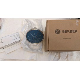 Gerber Shower Head Gerber Single Function 3 1/2" Brushed Nickel NIB 49-106-BN