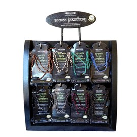 Relaxus Aroma Lava Necklace/Bracelet Kit. Wearable Aromatherapy Diffuser Jewelry. 1.5ml Vial Pure Essential Oil Included (Ylang Ylang)