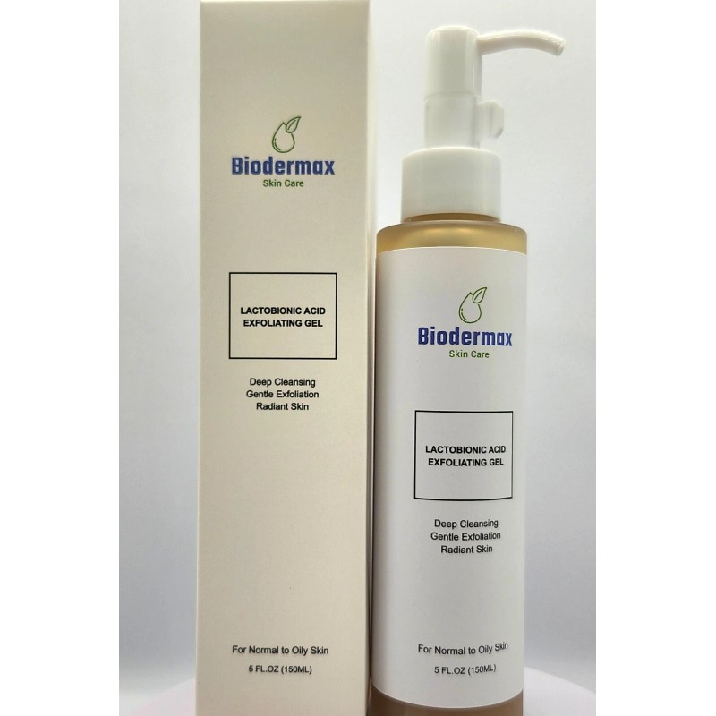 BIODERMAX LACTOBIONIC ACID EXFOLIATING GEL RADIANT SKIN 150ML Organic