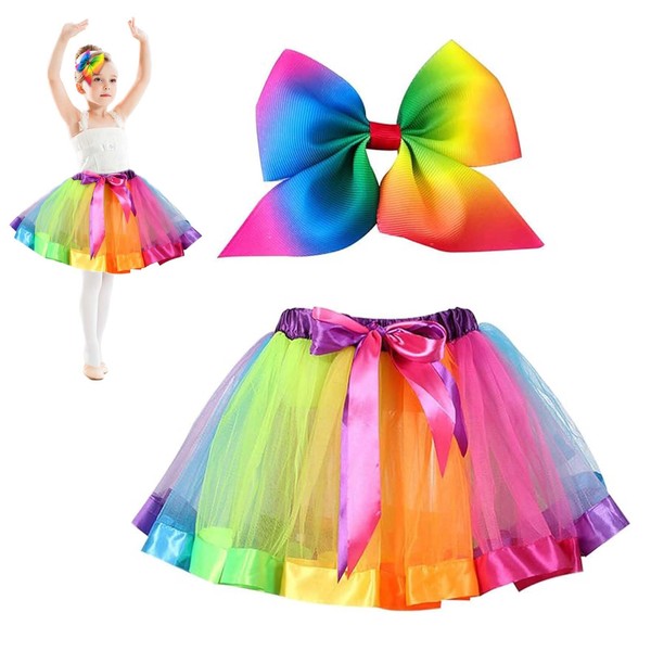 toddler dress up clothes Girls toddler dress up Rainbow Tutu